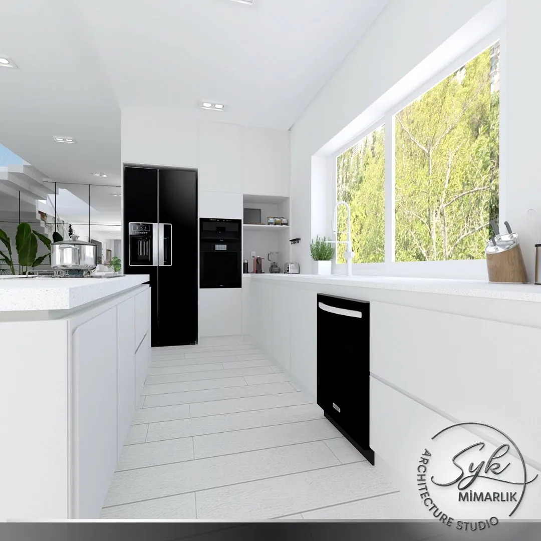 Ermenek Villa – İç mekân görselleştirme