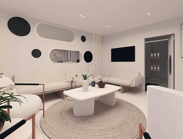 Işın Diş Kliniği – Bekleme salonu oturma grubu